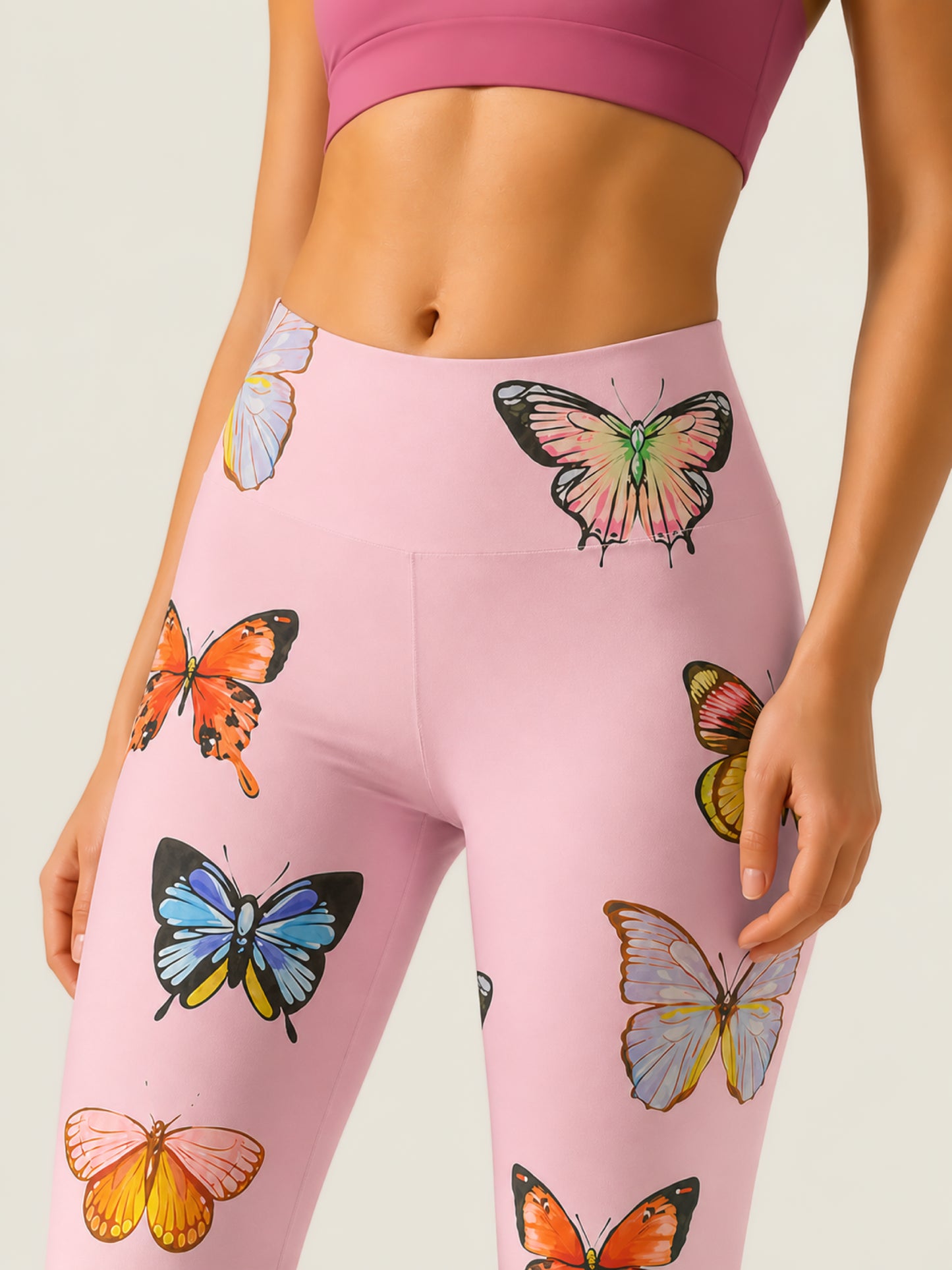 Butterfly Bloom High-Rise Leggings