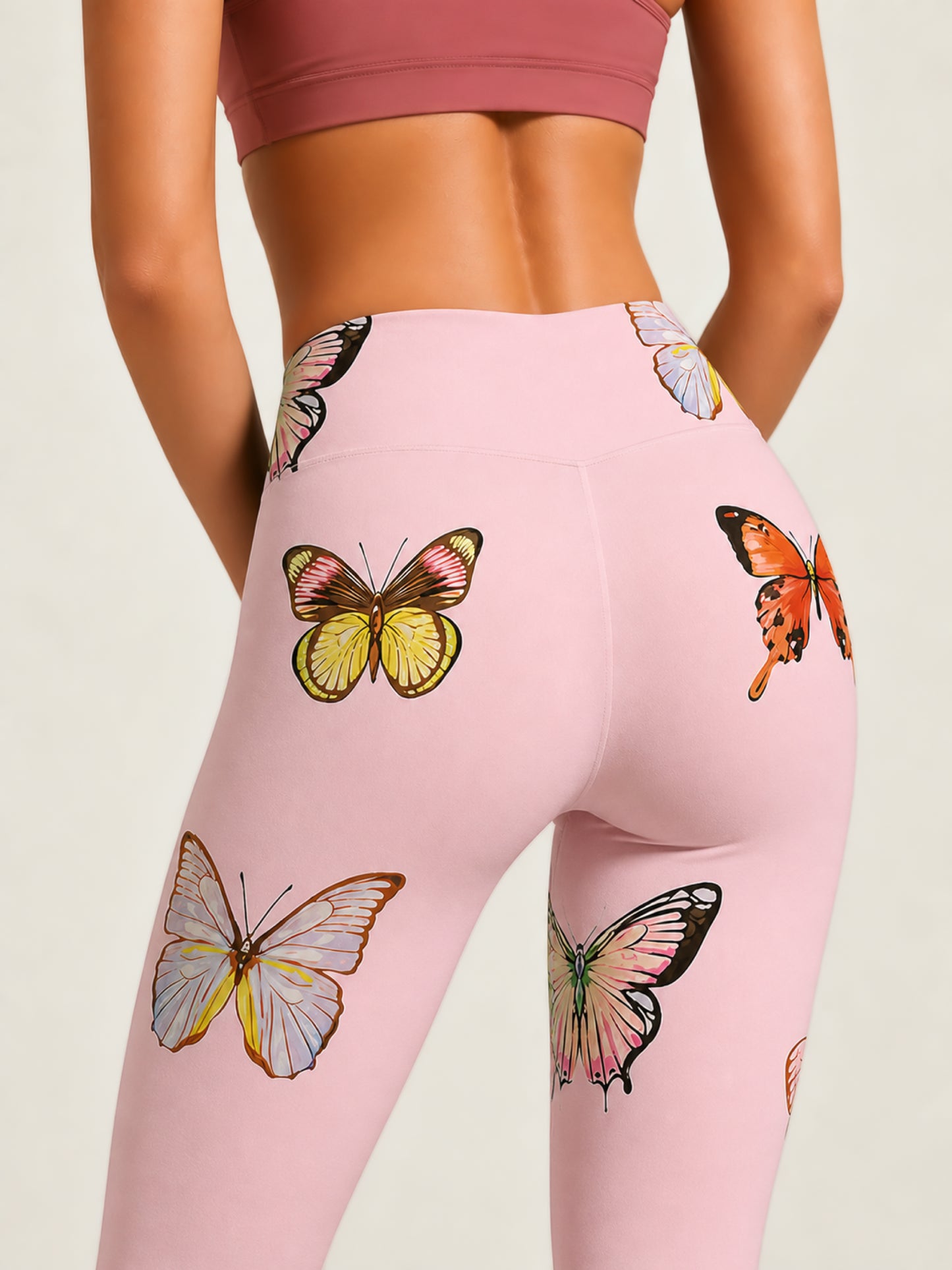 Butterfly Bloom High-Rise Leggings