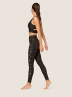Cosmic Leopard Longline Sports Bra Set