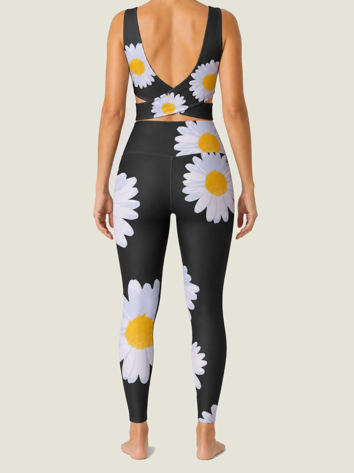 Daisy Noir Longline Sports Set
