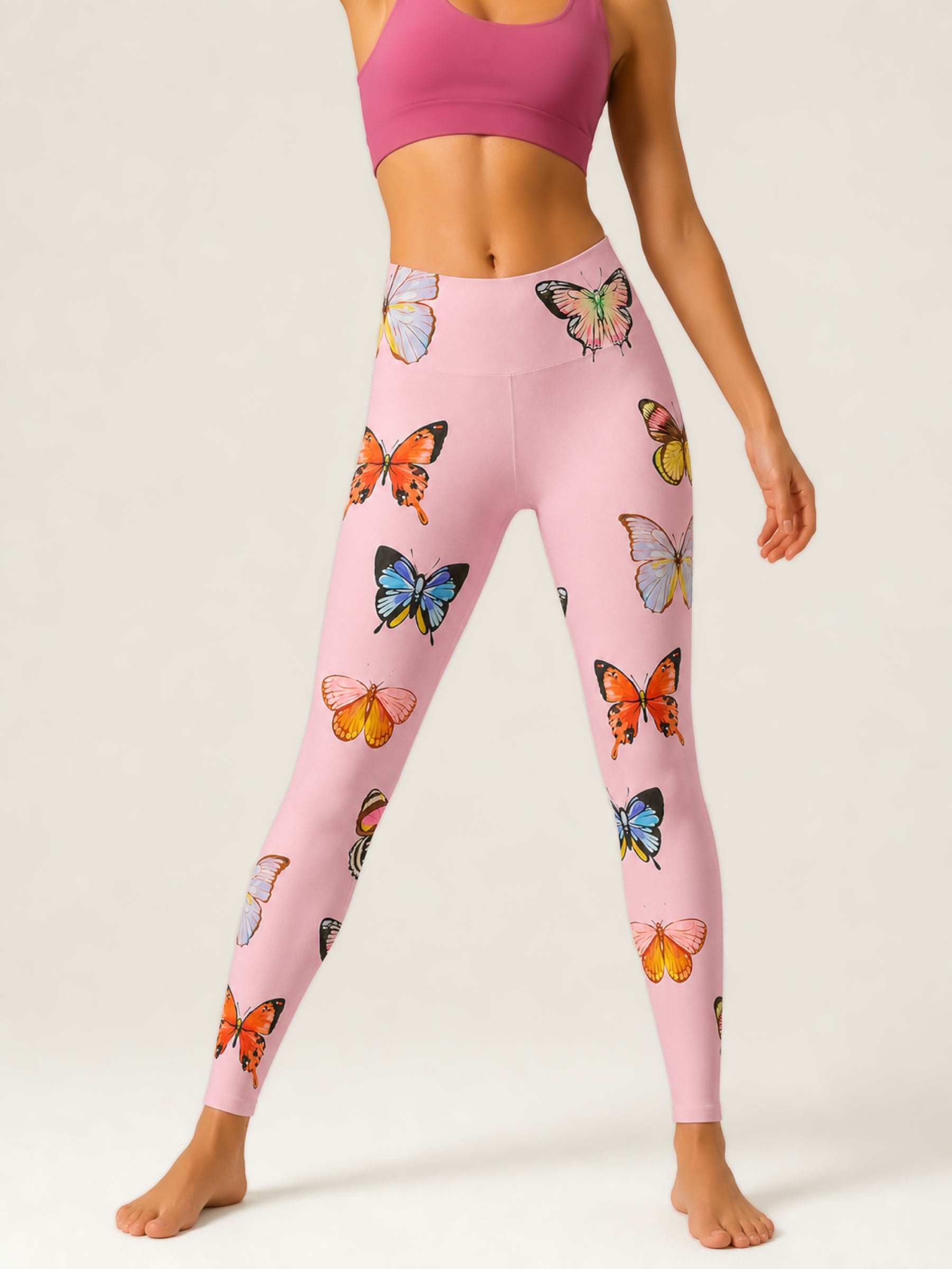 Butterfly Bloom High-Rise Leggings