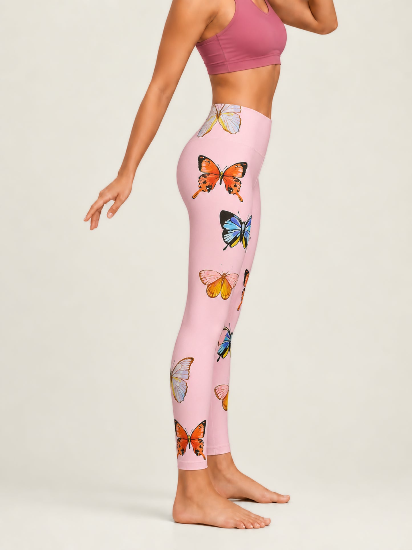 Butterfly Bloom High-Rise Leggings