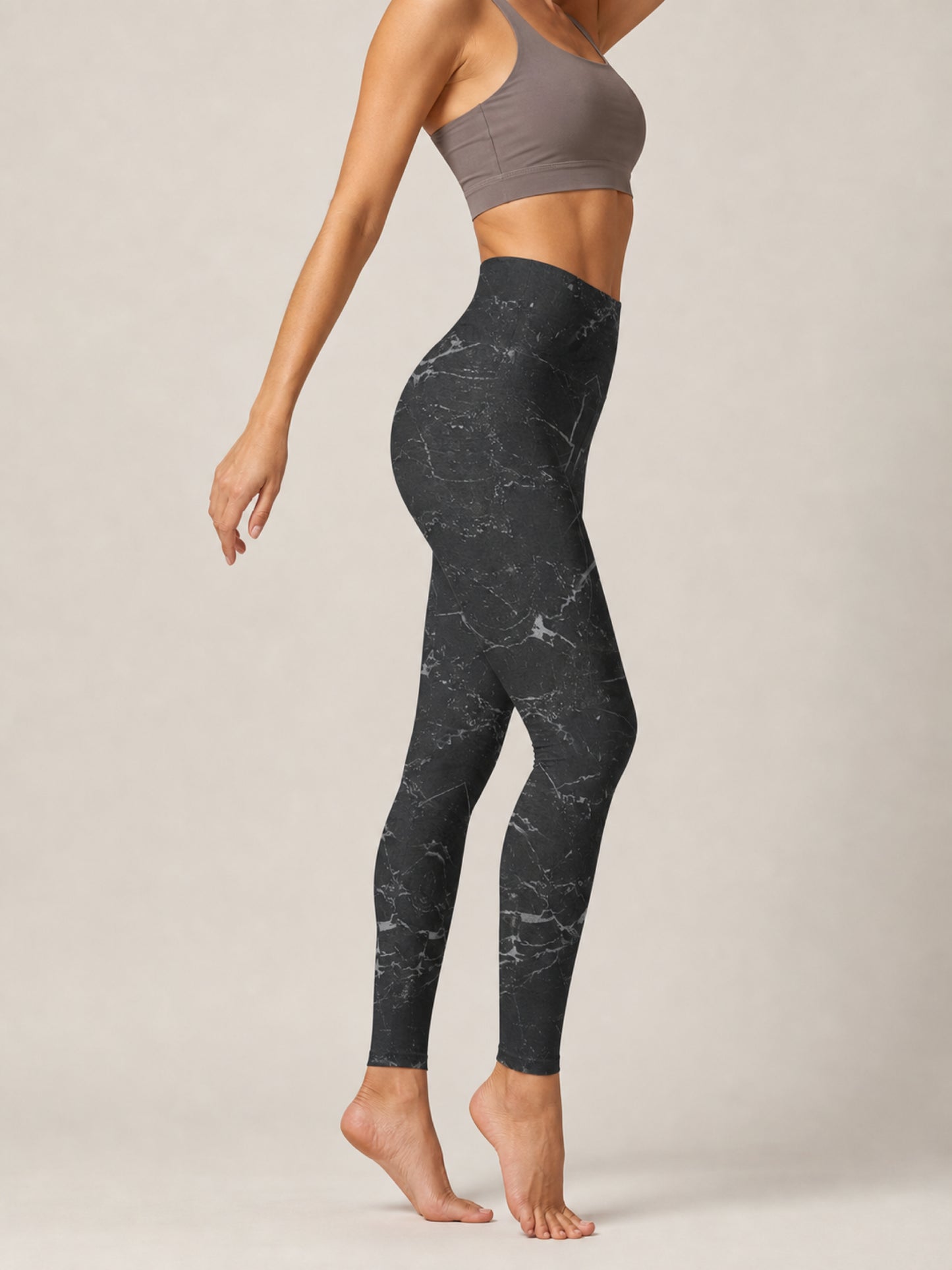 Obsidian Marble Sculpt Leggings