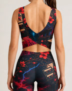 Strange Nights Longline Sports Bra Set