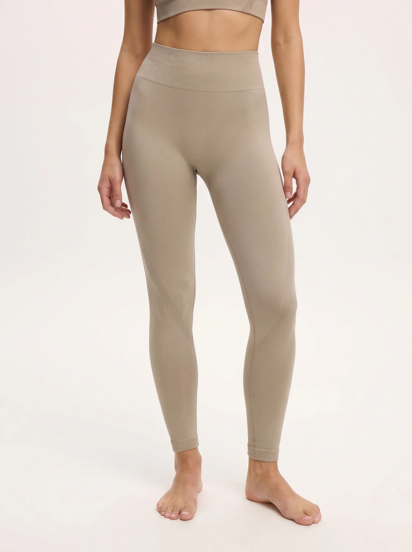 Contour-Rib Seamless Leggings