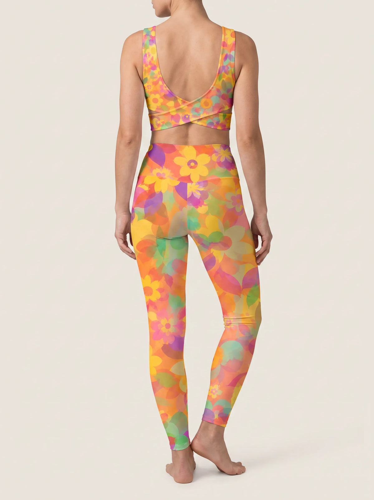 Keep Blooming Sports Bra Set