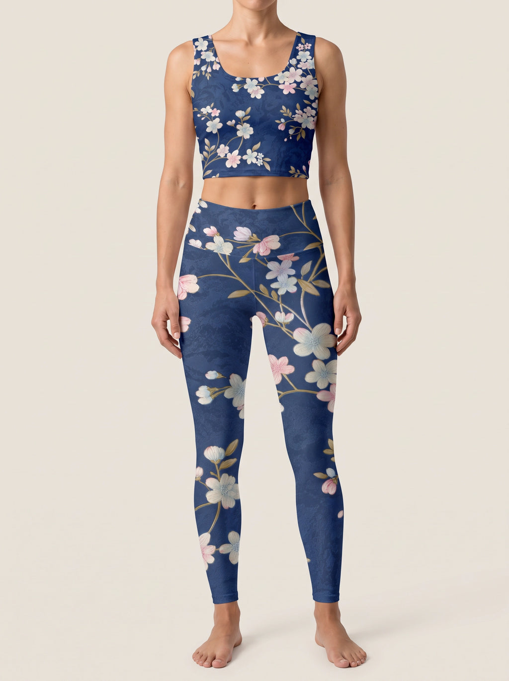 Cherry Blossom Sports Bra Set
