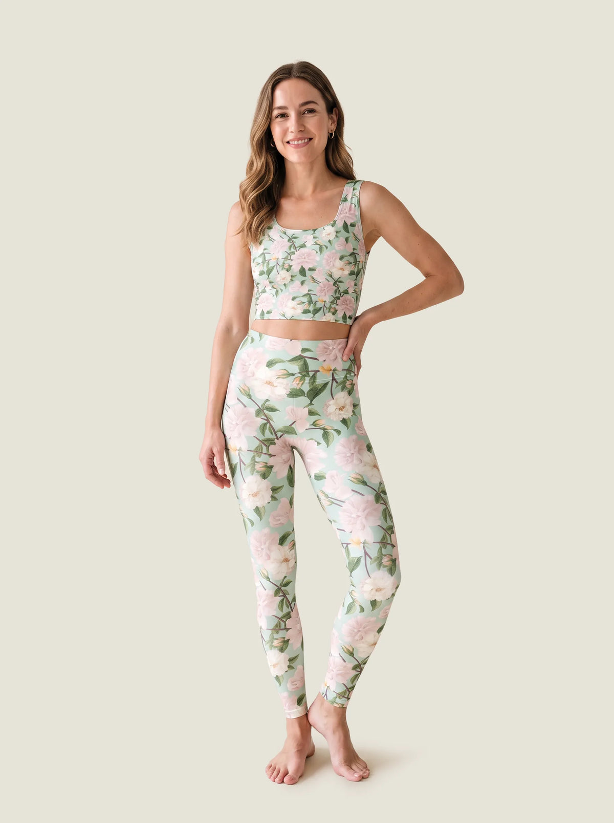 Soft Floral Garden Bralette Set