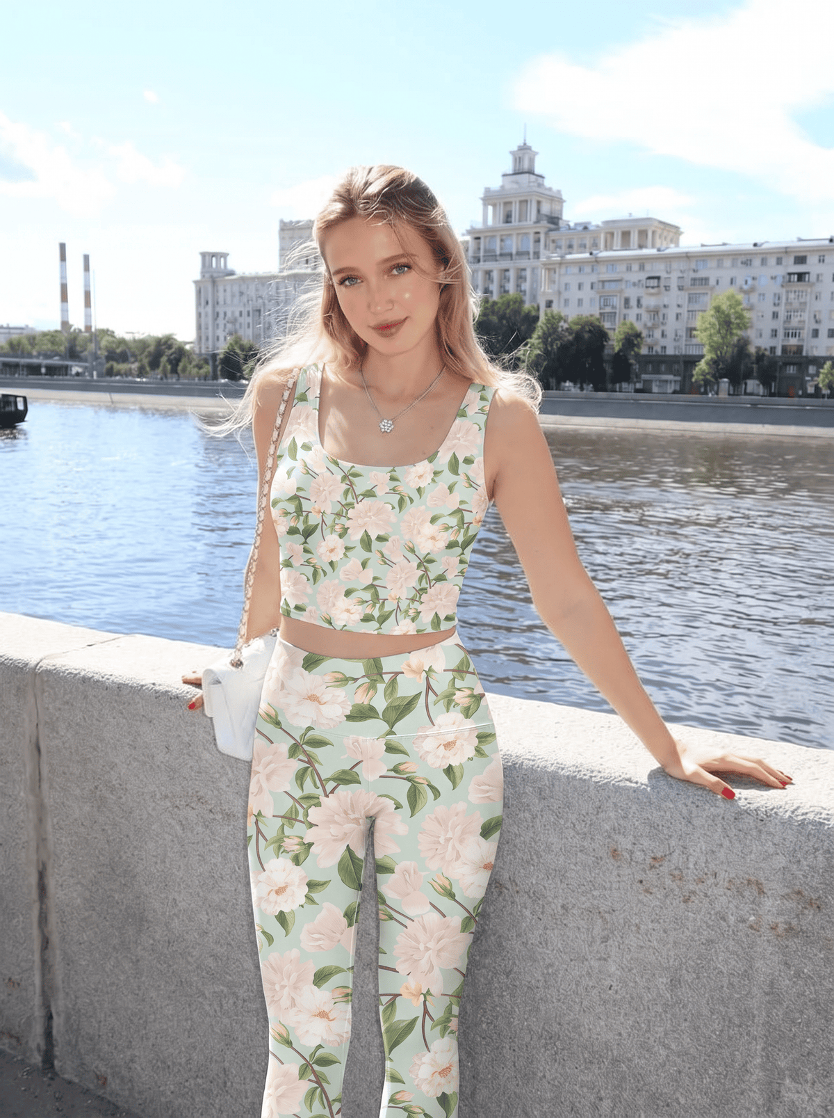 Soft Floral Garden Bralette Set