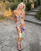 Watercolor Floral Garden Bralette Set