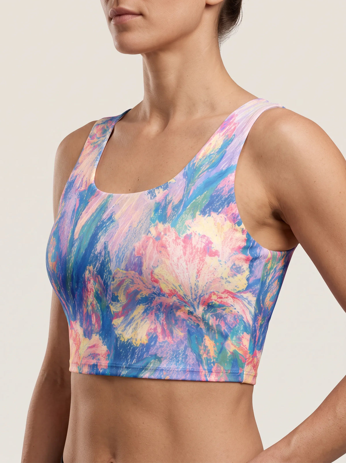 Painted Bloom Sports Bra Set