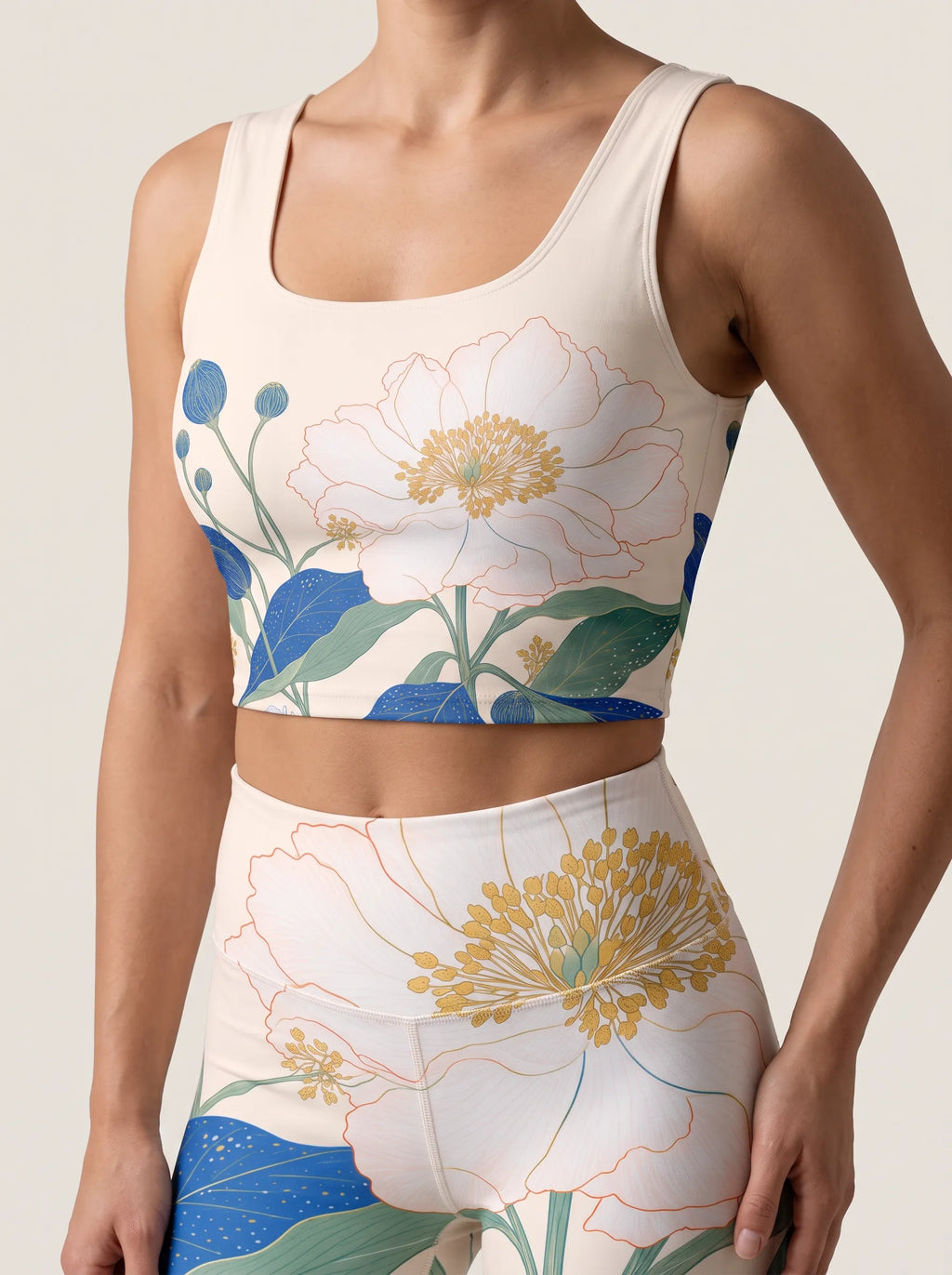 Botanical Bloom Sports Bra Set
