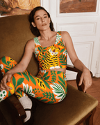 Tropical Tiger Garden Bralette Set