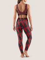 Black Cat Sports Bra Set
