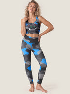 Black Cat Camo Sports Bra Set