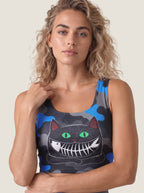 Black Cat Camo Sports Bra Set