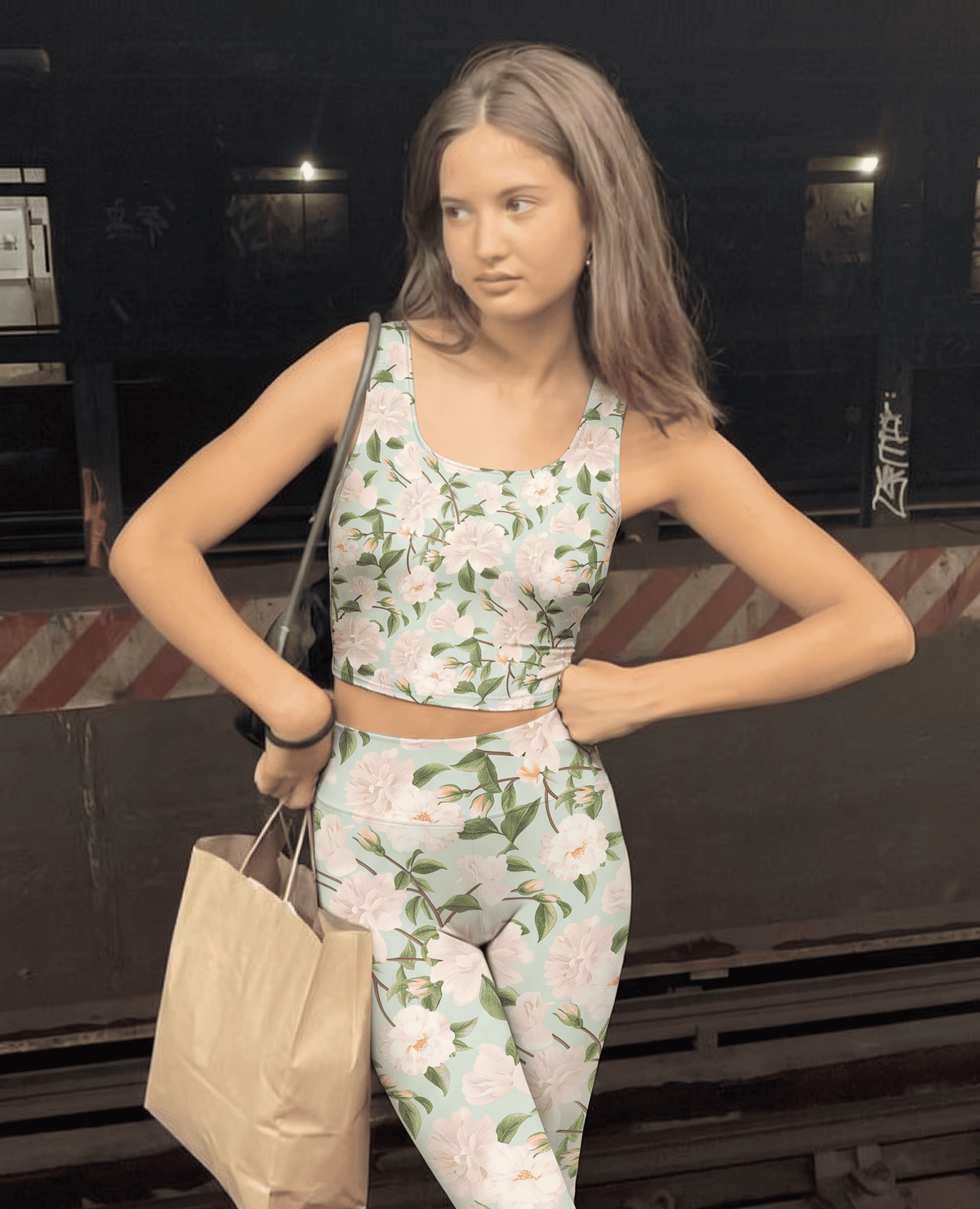 Soft Floral Garden Bralette Set