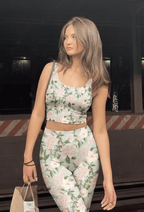 Soft Floral Garden Bralette Set