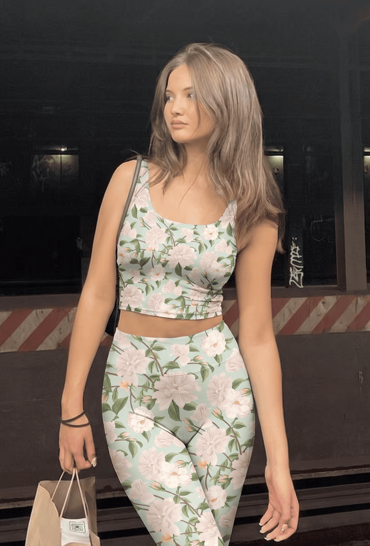 Soft Floral Garden Bralette Set