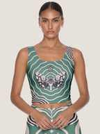 Mystic Moth Wave Sports Bra Set