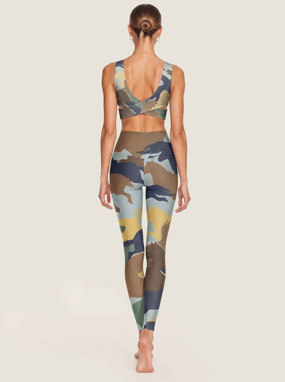 Wild Horse Landscape Sports Bra Set