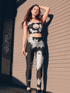 Midnight Haunt Longline Sports Bra Set