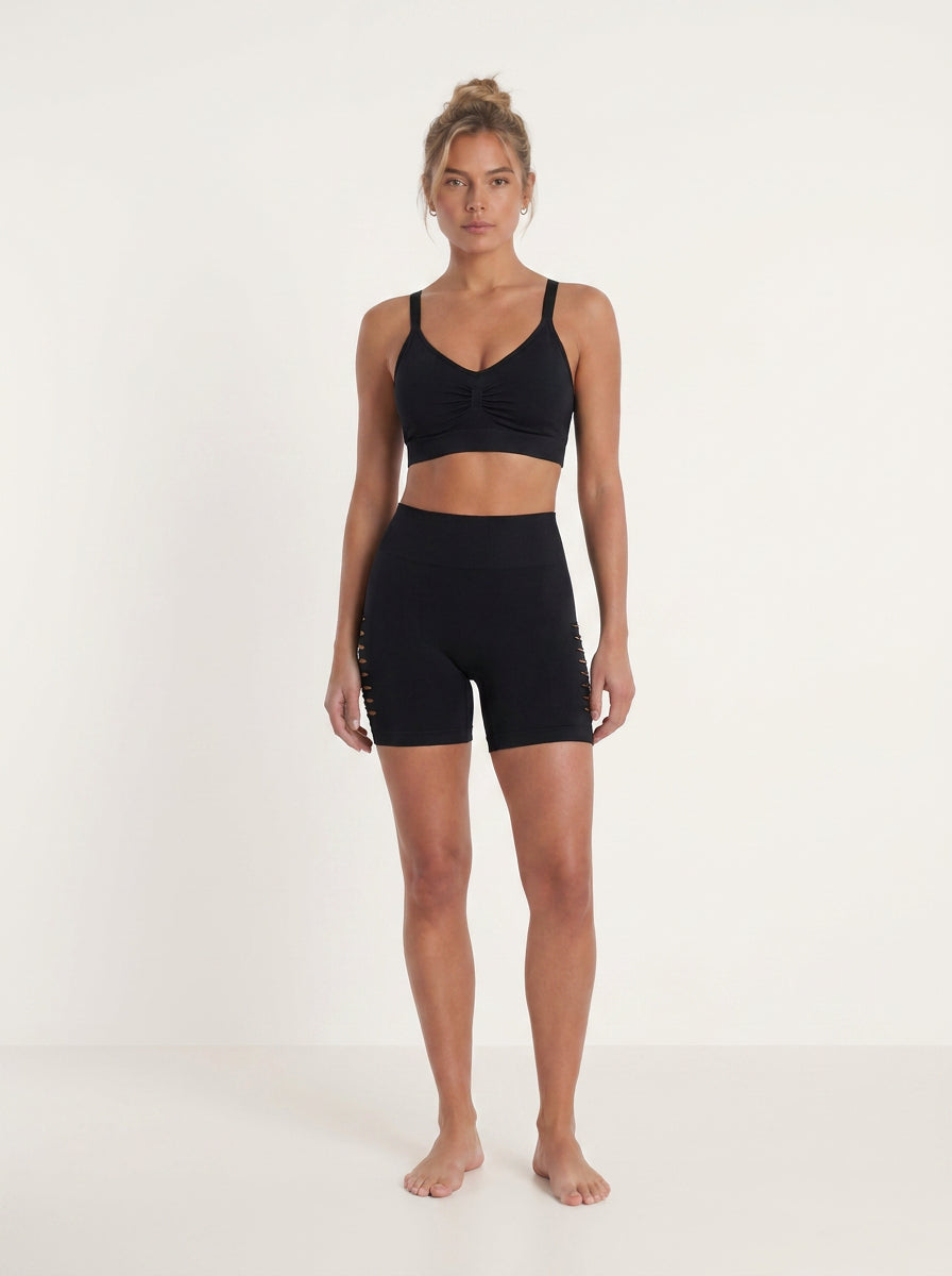 The Aura Series: Cut-Out Sculpting Shorts