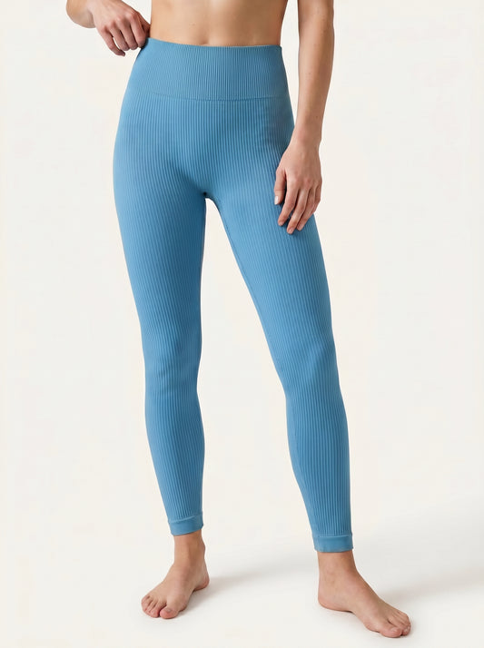 The Serenity Series: Ribbed Seamless Knit Leggings