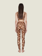 Soft Mist Deer Print Bralette Set