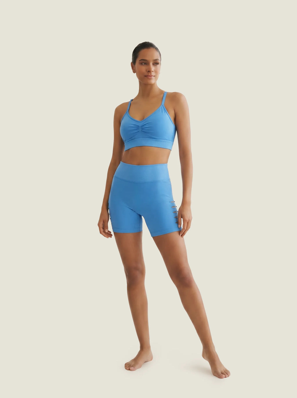 Cut-Out Sculpt Seamless Shorts