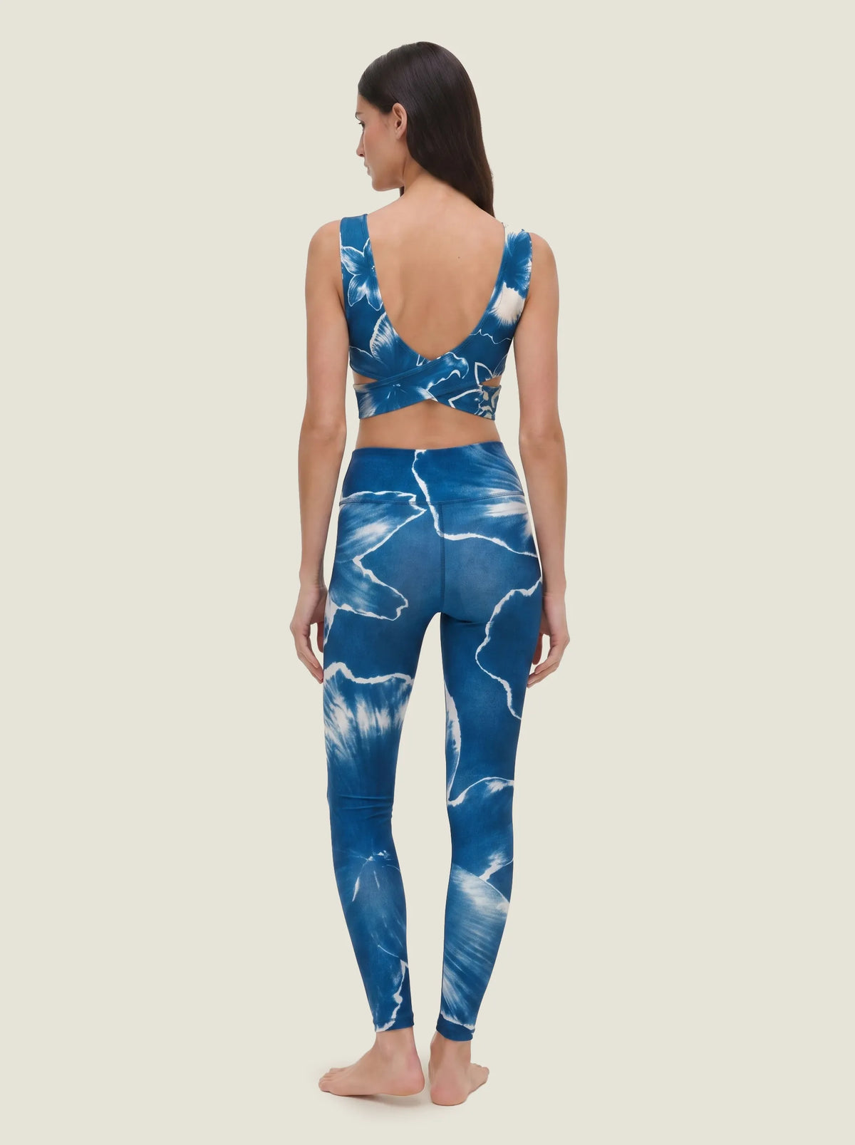 Indigo Petal Bra Set