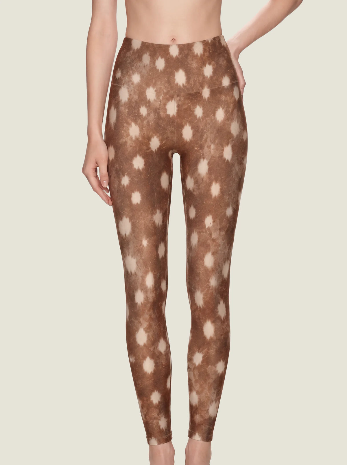 Soft Mist Deer Print Bralette Set