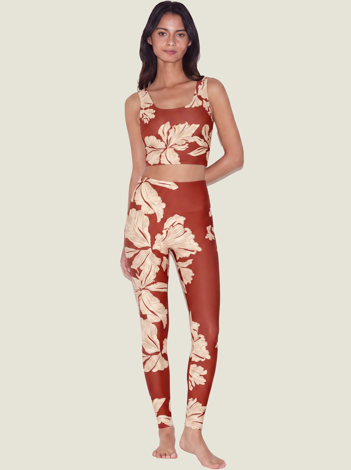 Vintage Botanical Floral Bralette Set