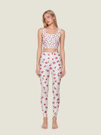 Polka Dot Rose Bud Bralette Set