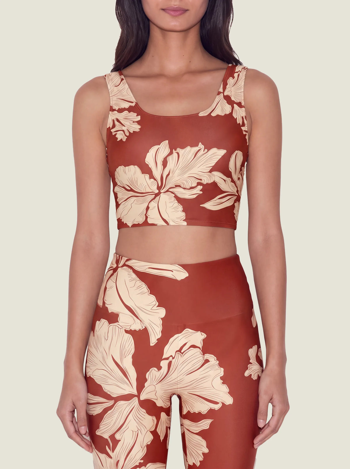 Vintage Botanical Floral Bralette Set
