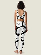 Cute Ghost Halloween Bralette Set