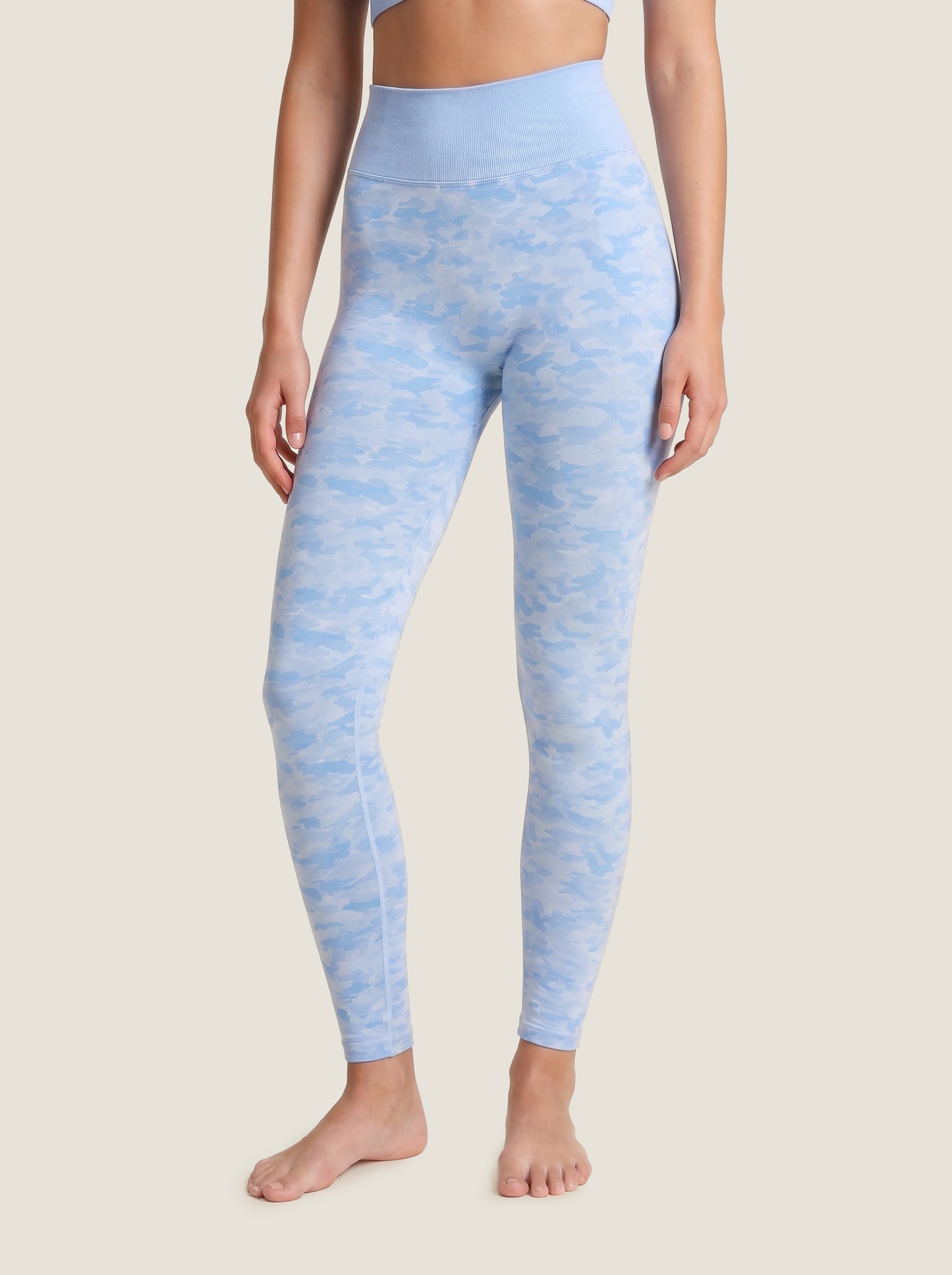 High-Waist Camo Seamless Leggings