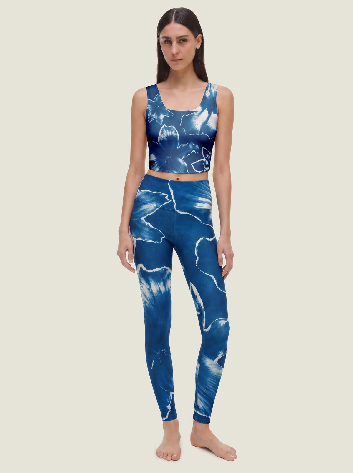 Indigo Petal Bra Set