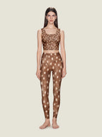 Soft Mist Deer Print Bralette Set