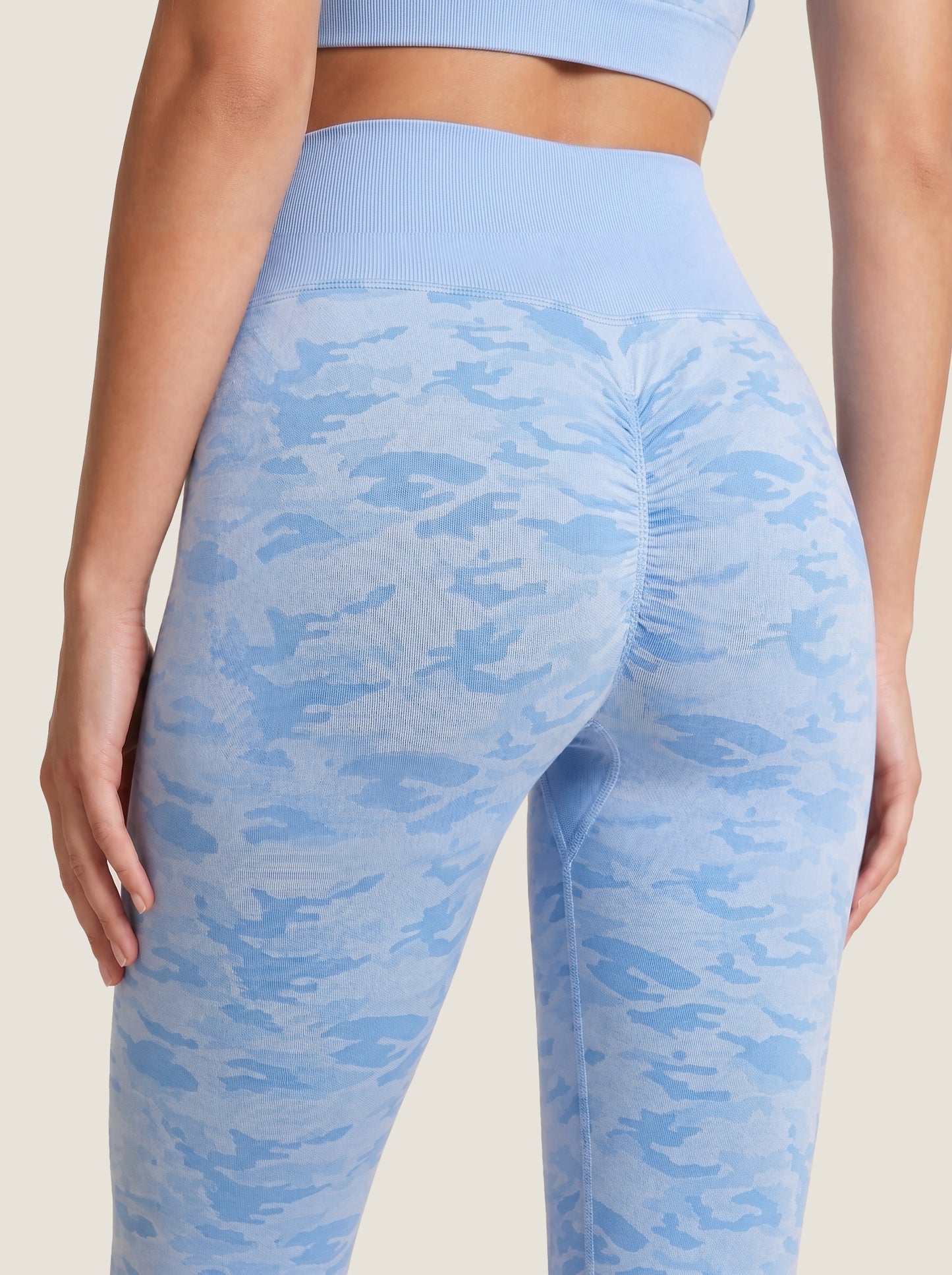 High-Waist Camo Seamless Leggings