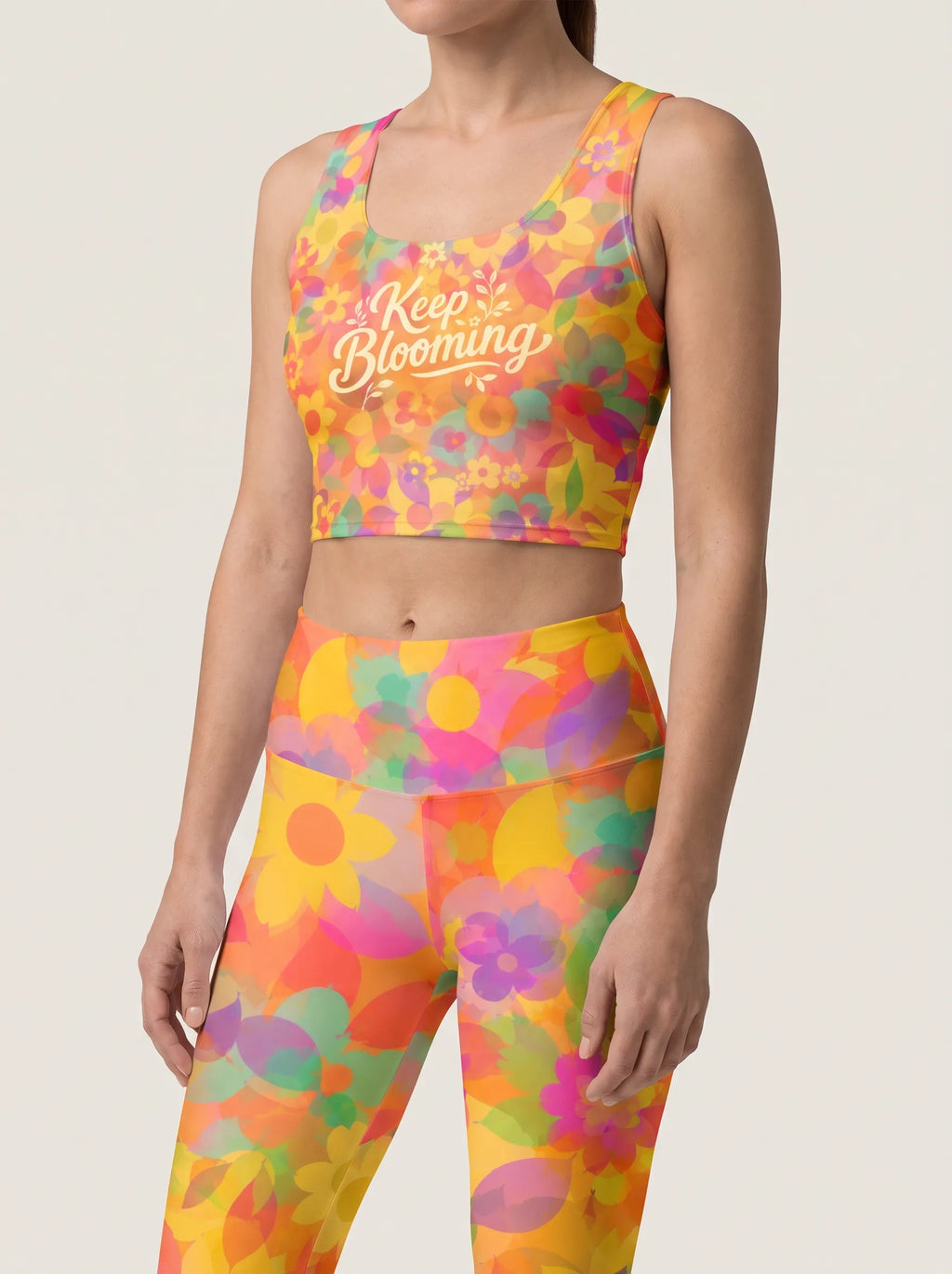 Keep Blooming Sports Bra Set