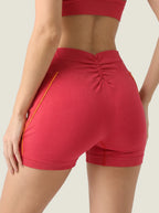 Ruched-Front V-Neck Seamless Set