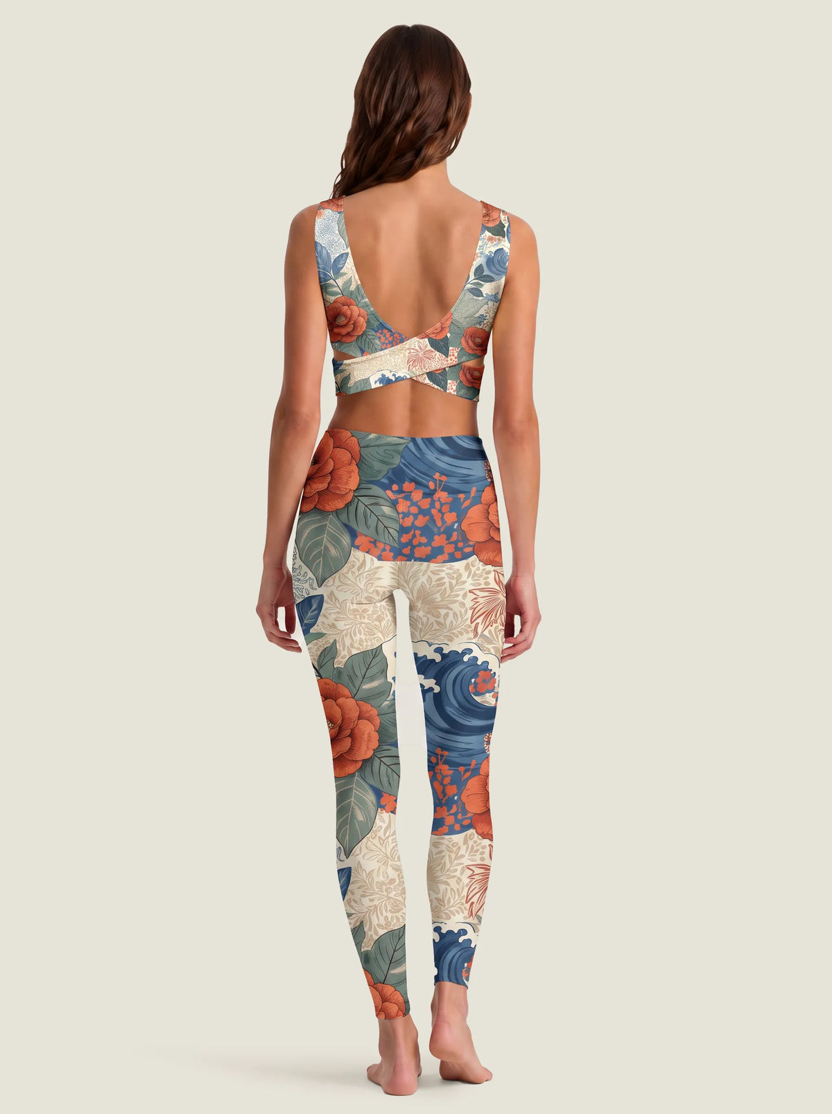 Wave Bloom Bra Set