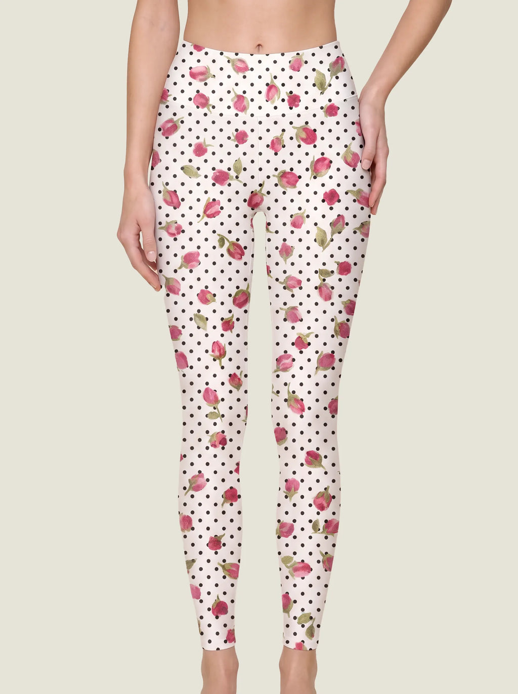 Polka Dot Rose Bud Bralette Set