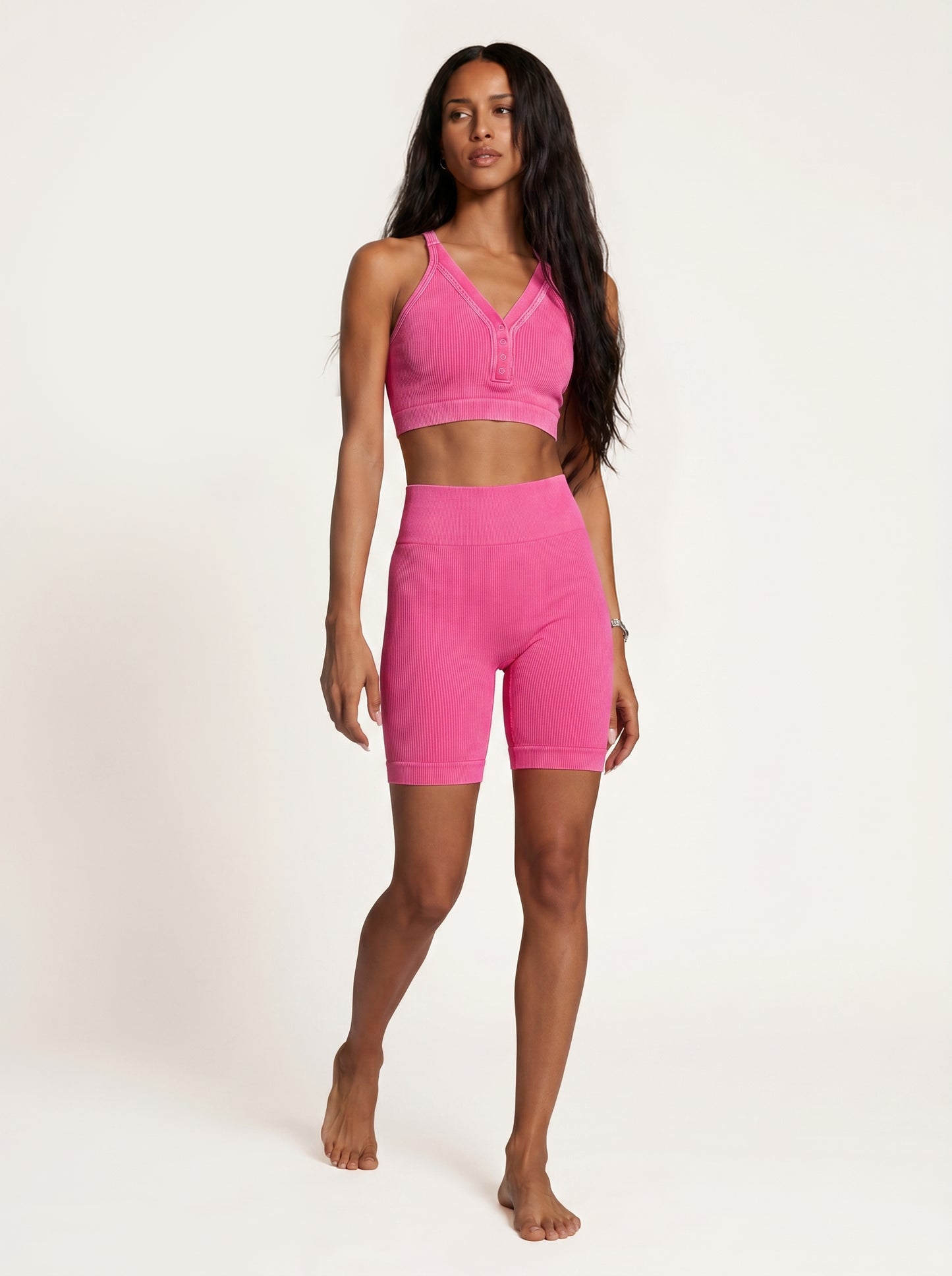 The Serenity Series: Henley Ribbed Seamless Bra