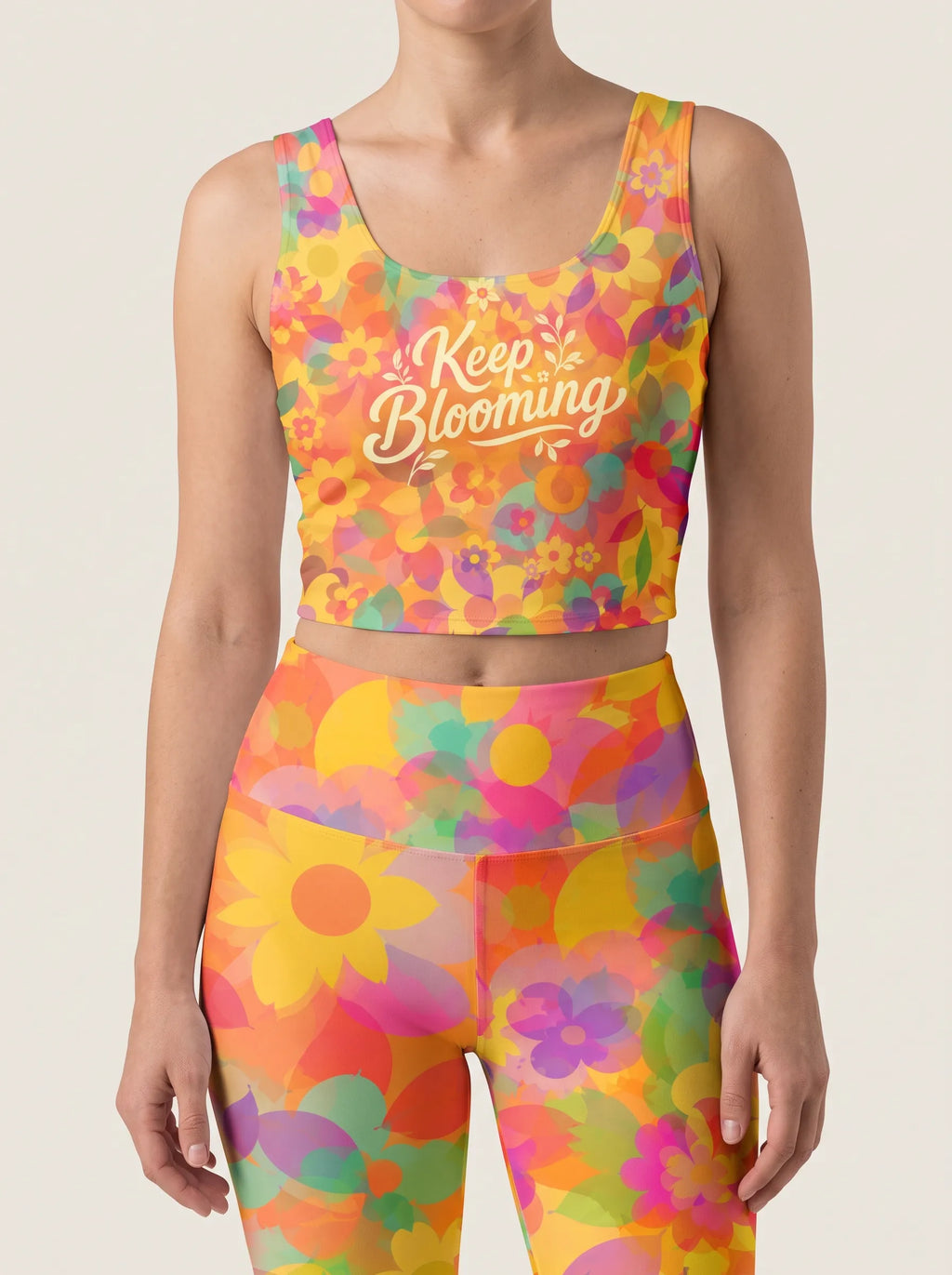 Keep Blooming Sports Bra Set