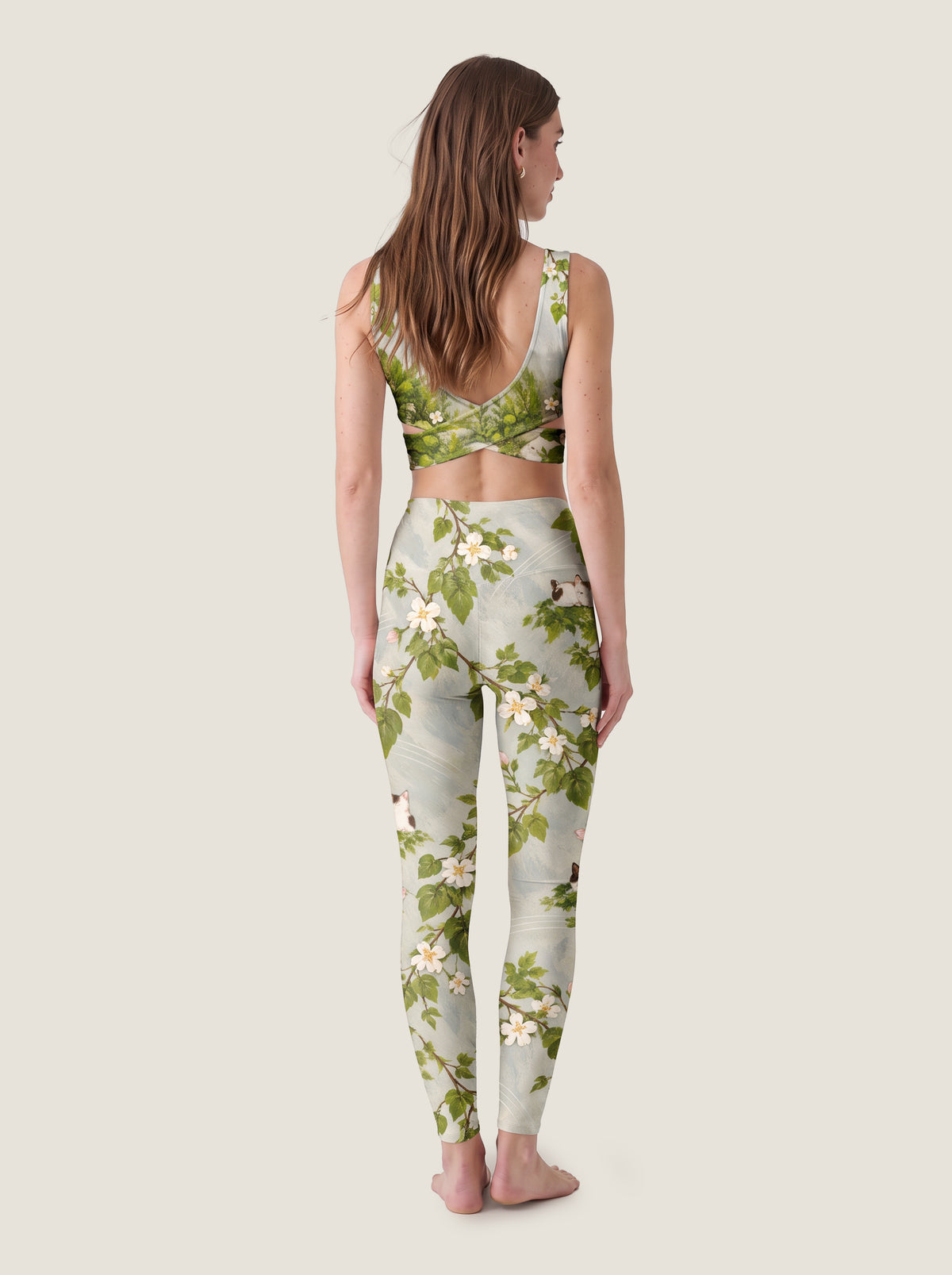 Garden Cat Blossom Crop Top Set