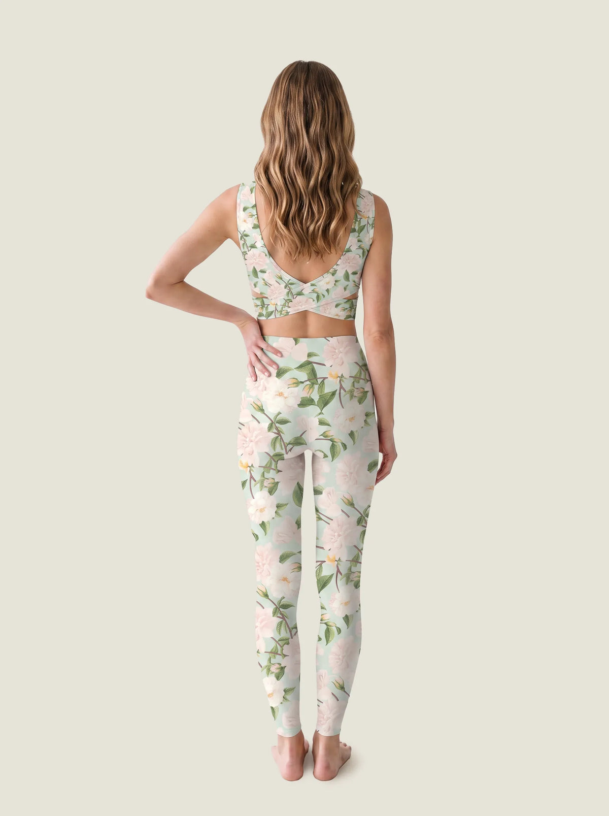 Soft Floral Garden Bralette Set