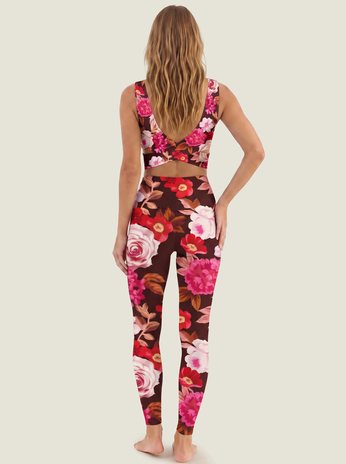 Vintage Rose Floral Bralette Set