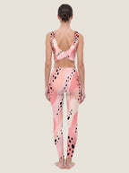 Pink Cheetah Graphic Bralette Set